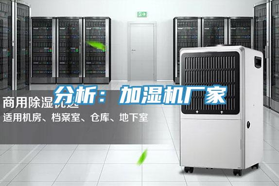 分析：加湿机厂家