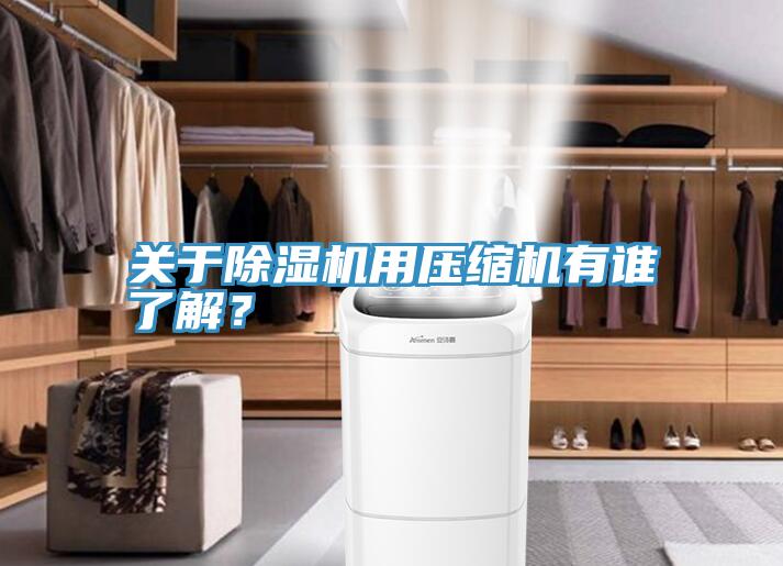 关于粉色应用黄色软件用压缩机有谁了解？