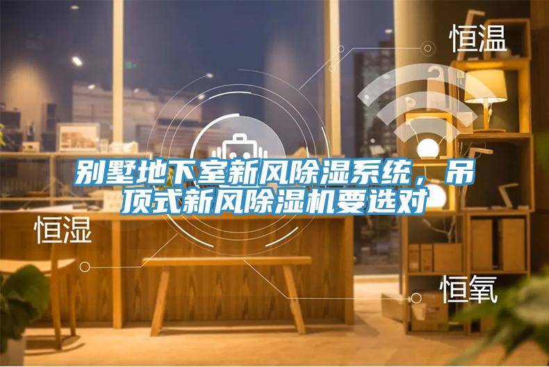 别墅地下室新风除湿系统，吊顶式新风粉色应用黄色软件要选对