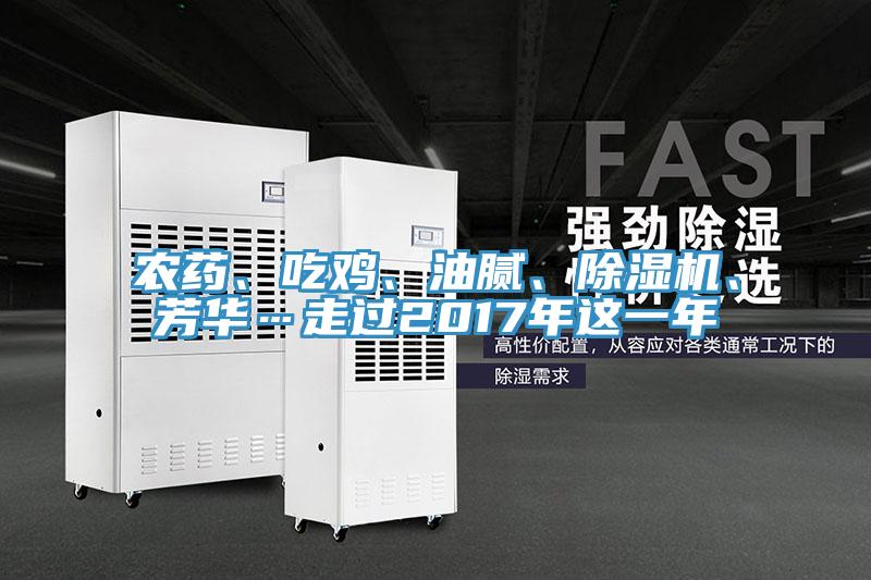 农药、吃鸡、油腻、粉色应用黄色软件、芳华…走过2017年这一年