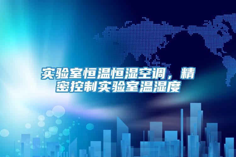 实验室恒温恒湿空调，精密控制实验室温湿度