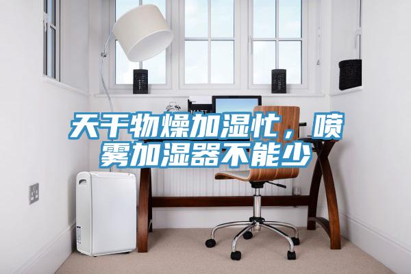 天干物燥加湿忙，喷雾加湿器不能少