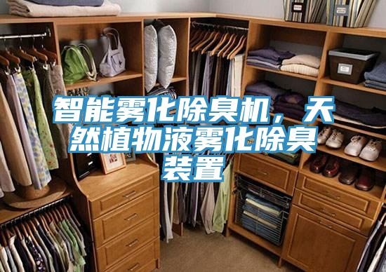 智能雾化除臭机，天然植物液雾化除臭装置