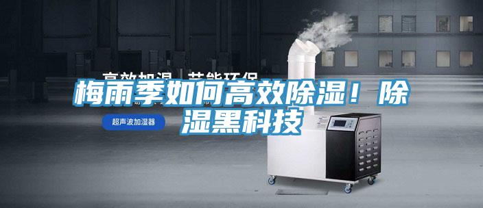 梅雨季如何高效除湿！除湿黑科技
