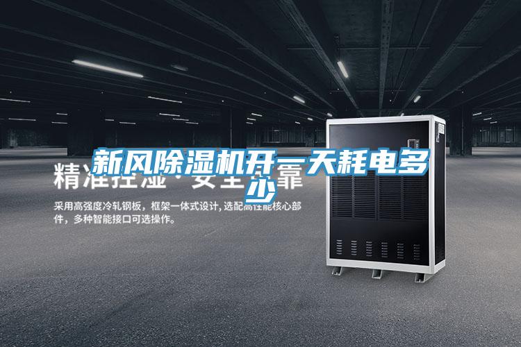 新风粉色应用黄色软件开一天耗电多少