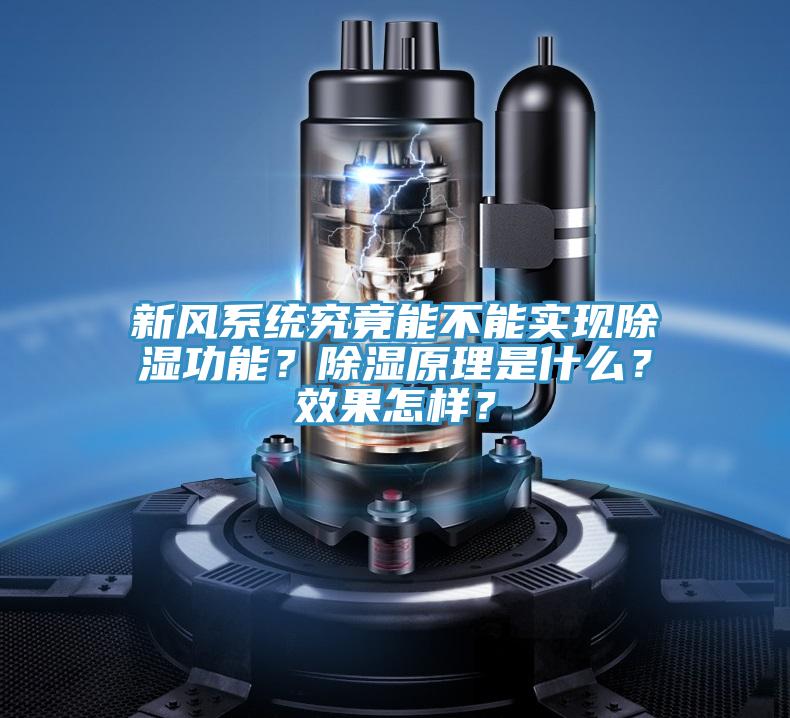 新风系统究竟能不能实现除湿功能？除湿原理是什么？效果怎样？