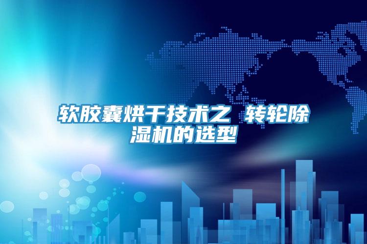 软胶囊烘干技术之 转轮粉色应用黄色软件的选型