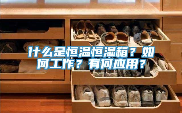 什么是恒温恒湿箱？如何工作？有何应用？
