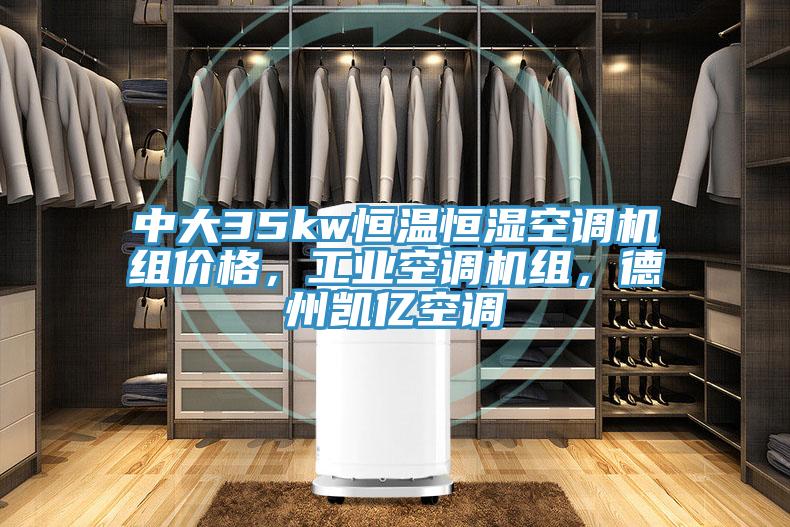 中大35kw恒温恒湿空调机组价格，工业空调机组，德州凯亿空调