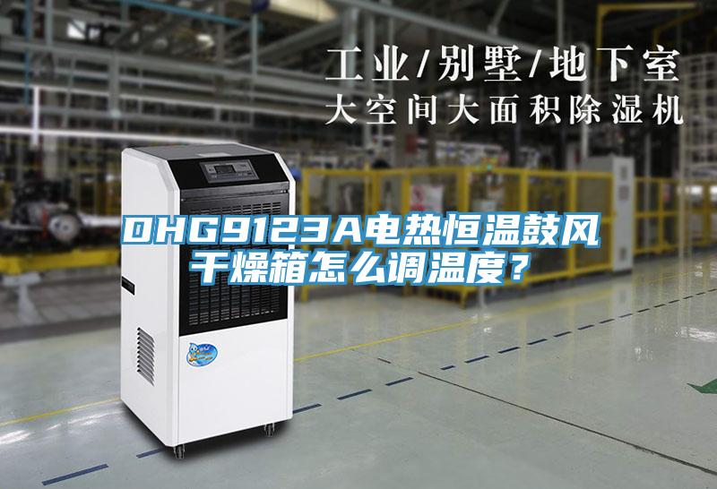 DHG9123A电热恒温鼓风干燥箱怎么调温度？