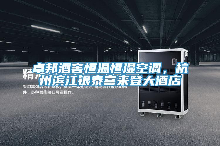 卓邦酒窖恒温恒湿空调，杭州滨江银泰喜来登大酒店