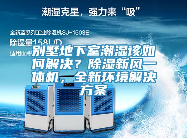 别墅地下室潮湿该如何解决？除湿新风一体机，全新环境解决方案