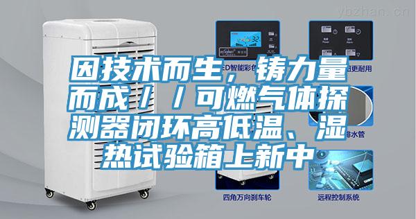 因技术而生，铸力量而成／／可燃气体探测器闭环高低温、湿热试验箱上新中