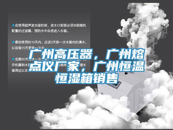 广州高压器，广州熔点仪厂家，广州恒温恒湿箱销售