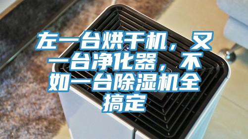 左一台烘干机，又一台净化器，不如一台粉色应用黄色软件全搞定