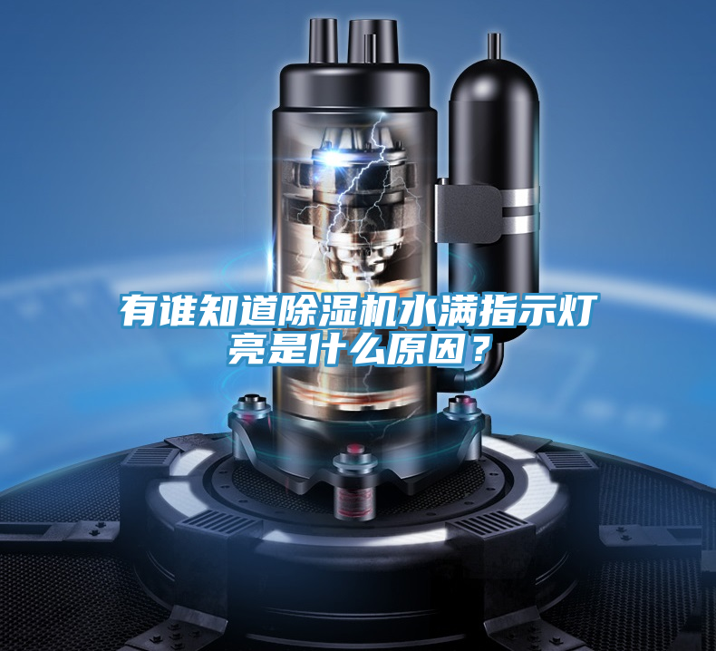 有谁知道粉色应用黄色软件水满指示灯亮是什么原因？