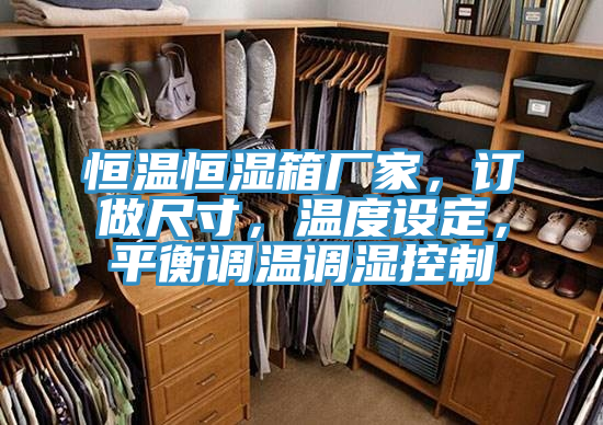 恒温恒湿箱厂家，订做尺寸，温度设定，平衡调温调湿控制