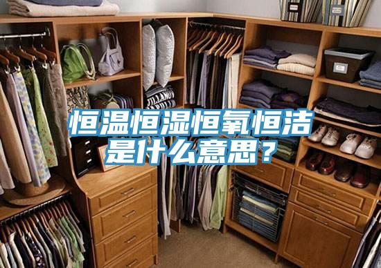 恒温恒湿恒氧恒洁是什么意思？