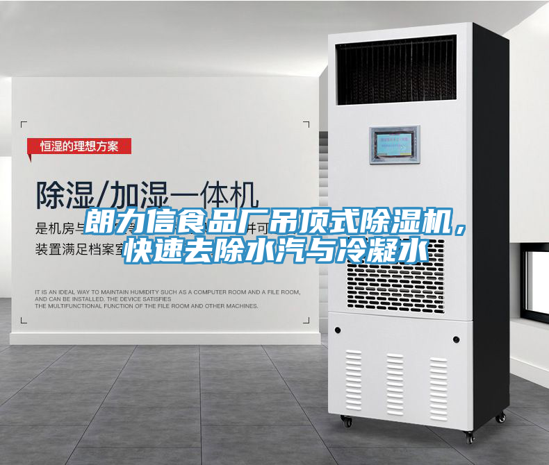 朗力信食品厂吊顶式粉色应用黄色软件，快速去除水汽与冷凝水