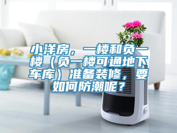 小洋房，一楼和负一楼（负一楼可通地下车库）准备装修，要如何防潮呢？