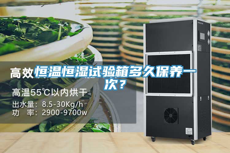 恒温恒湿试验箱多久保养一次？