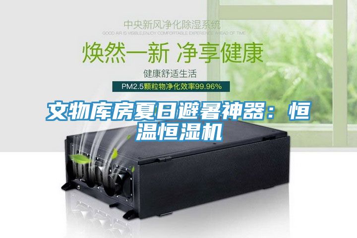 文物库房夏日避暑神器：恒温恒湿机