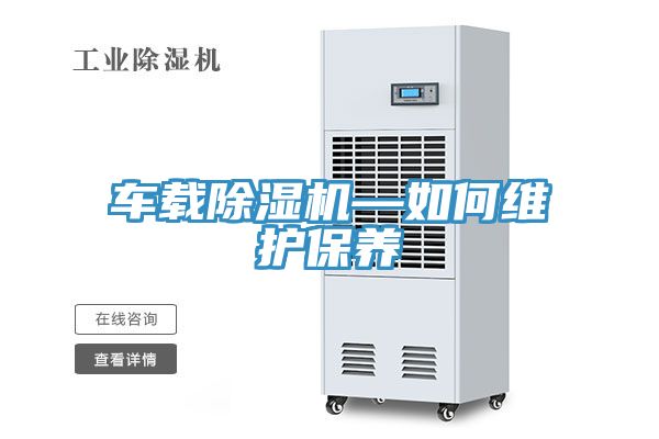 车载粉色应用黄色软件—如何维护保养