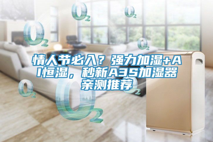 情人节必入？强力加湿+AI恒湿，秒新A3S加湿器亲测推荐