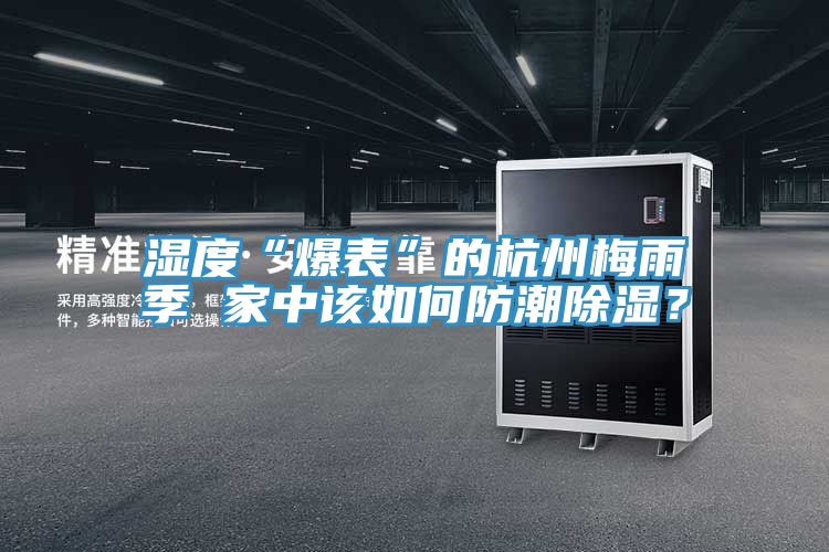 湿度“爆表”的杭州梅雨季 家中该如何防潮除湿？