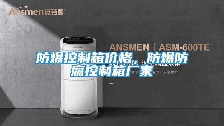 防爆控制箱价格，防爆防腐控制箱厂家