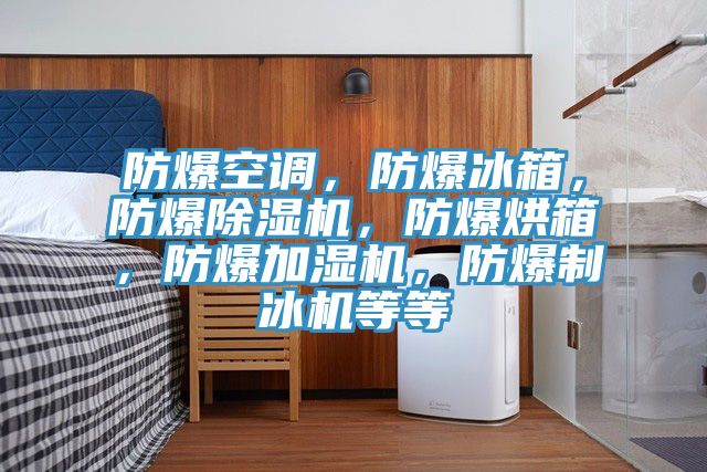 防爆空调，防爆冰箱，防爆粉色应用黄色软件，防爆烘箱，防爆加湿机，防爆制冰机等等