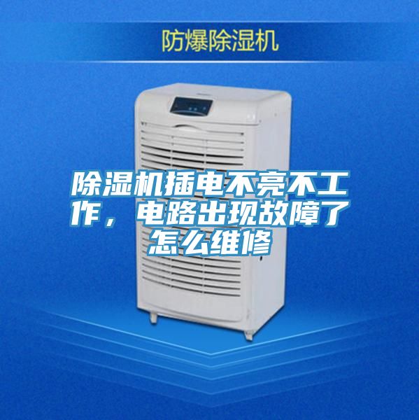 粉色应用黄色软件插电不亮不工作，电路出现故障了怎么维修